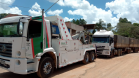 Guinchos do DER/PR atuando na BR-277 entre Curitiba e Guarapuava