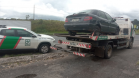 Guinchos do DER/PR atuando na BR-277 entre Curitiba e Guarapuava