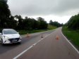 Guinchos do DER/PR atuando na BR-277 entre Curitiba e Guarapuava