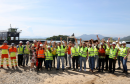 Chegada da balsa Perpetuar à baía de Guaratuba