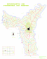 Mapa indicando a localização das três pontes