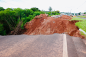 Obra de recuperação emergencial da PR-323 em Umuarama; visita técnica