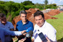 Obra de recuperação emergencial da PR-323 em Umuarama; visita técnica