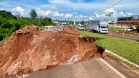 Obra de recuperação emergencial da PR-323 em Umuarama; visita técnica