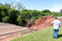 Obra de recuperação emergencial da PR-323 em Umuarama; visita técnica