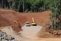 Serviços da obra emergencial da PR-170 em Pinhão