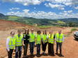 Visita técnica à obra com representantes do BID, diretoria técnica do DER/PR e técnicos da Superintendência Regional Campos Gerais do DER/PR