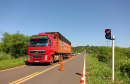 Obra de manutenção da ponte sobre o Rio Xambrê, na PR-490, em Iporã