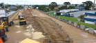 Serviços no viaduto, pista central e vias de acesso