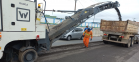 Serviços no viaduto, pista central e vias de acesso