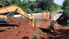 Início dos serviços da obra emergencial na ponte sobre o Ribeirão Paixão na PR-218, entre Paranavaí e Amaporã