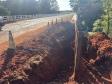 PR-439 Ponte do Rio das Cinzas em Santo Antônio da Platina - cravação de estacas das novas lajes de transferência