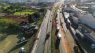 Novas marginais da BR-369, parte da obra do Viaduto da PUC, em Londrina