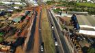 Novas marginais da BR-369, parte da obra do Viaduto da PUC, em Londrina