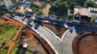Novas marginais da BR-369, parte da obra do Viaduto da PUC, em Londrina