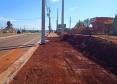 BR-369 em Londrina, trecho em obras para implantação do Viaduto da PUC