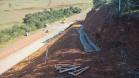 PR-239 obra de recuperação emergencial de talude em Pitanga