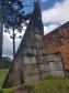 Monumento rodoviário no trevo da Codapar, PRC-280, em Palmas