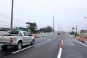 Viaduto da BR-376 em São José dos Pinhais com pista superior liberada
