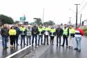 Viaduto da BR-376 em São José dos Pinhais com pista superior liberada