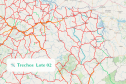 Mapa dos trechos do Lote 02