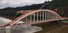 Ponte Manoel Ribas em União da Vitória, após obra de manutenção