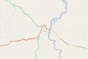 Mapa indicando localização da ponte sobre o Ribeirão Patrimônio na PR-151 em Salto do Itararé