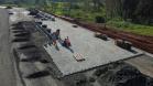 Pátio da aduana Brasil - Argentina por onde passará o desvio para a Ponte Tancredo Neves
