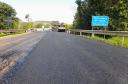 Serviços em andamento na ponte sobre o Rio Chopim