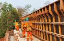 BR-469 obras do viaduto no km 3