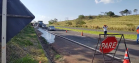 PR-445 com pare-e-siga na altura do viaduto de acesso para Irerê