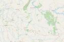 Mapa destacando trecho da PR-459 entre Clevelândia e Mangueirinha