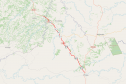 Mapa indicando trechos da PRC-487 e PR-460 que serão objetos de audiência pública