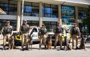Entrega de viaturas e cães policiais para o BPRv