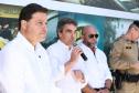 Entrega de viaturas e cães policiais para o BPRv