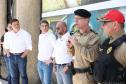 Entrega de viaturas e cães policiais para o BPRv