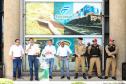 Entrega de viaturas e cães policiais para o BPRv