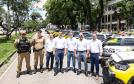 Entrega de viaturas e cães policiais para o BPRv