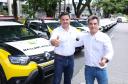 Entrega de viaturas e cães policiais para o BPRv