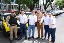 Entrega de viaturas e cães policiais para o BPRv