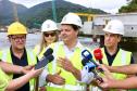 Ponte de Guaratuba - visita técnica do secretário