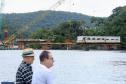 Ponte de Guaratuba - visita técnica do secretário
