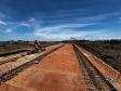 BR-277 Novo viaduto recebendo pré-lajes de concreto
