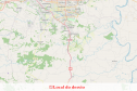 Mapa indicando local do desvio