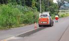 Fresagem de pavimento em rodovia estadual