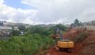 PR-160 Telêmaco Borba serviços iniciais da nova trincheira