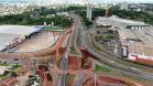 Obras do novo Trevo do Catuaí, em Maringá