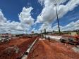 Obras do novo Trevo do Catuaí, em Maringá