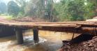Ponte provisória sobre o Rio Jarcatiá