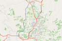 Mapa do lote 2 do Contorno Noroeste de Pato Branco